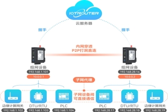 組網(wǎng)精靈-設(shè)備間異地組網(wǎng)-T100網(wǎng)口&infin;T100網(wǎng)口